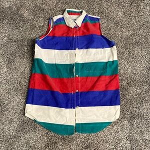Andrew’s Blues thick striped colored vest